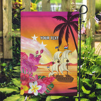 Curacao Football Custom Garden Flag Come On La Familia Azul