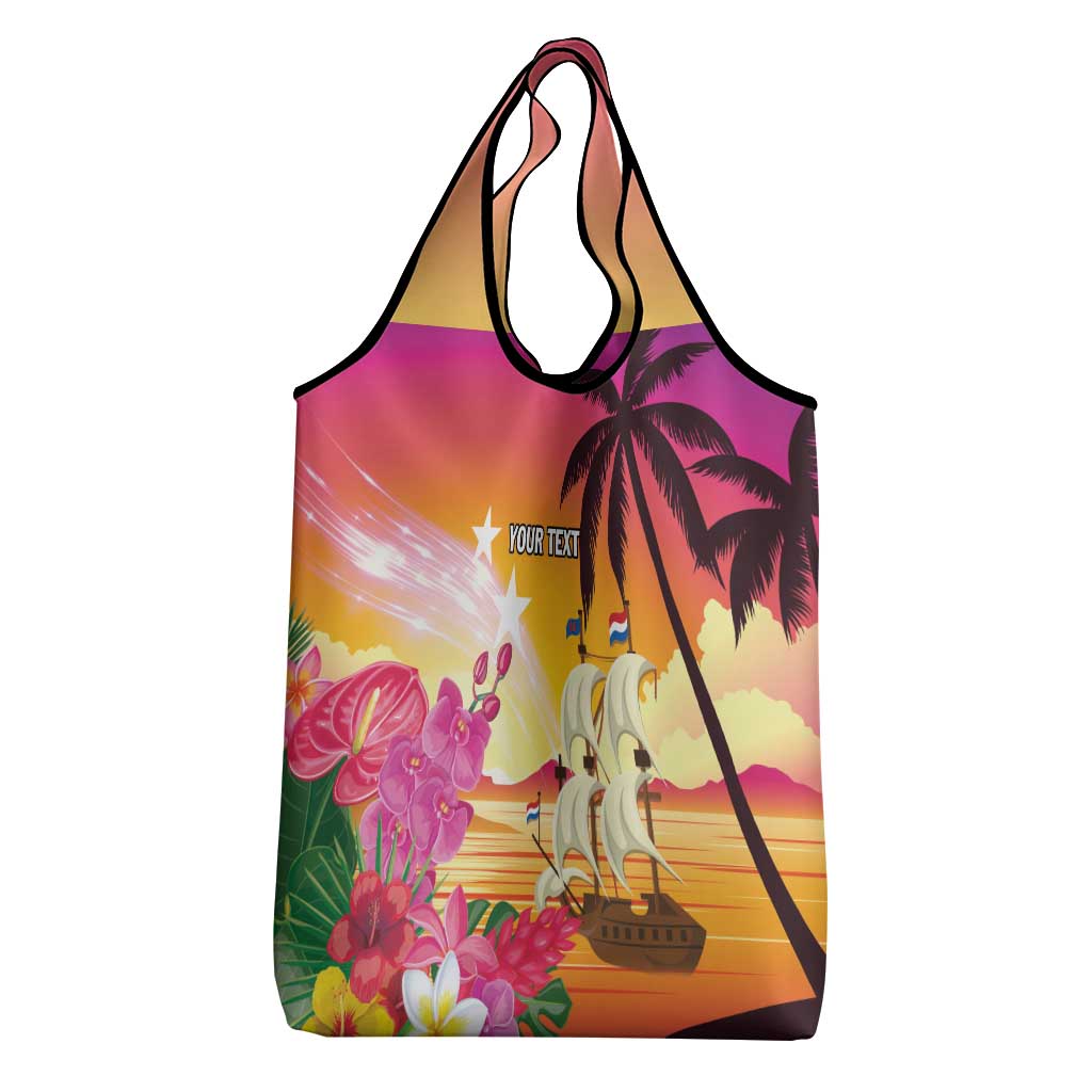 Curacao Football Custom Grocery Bag Come On La Familia Azul