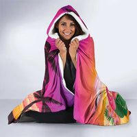 Curacao Football Custom Hooded Blanket Come On La Familia Azul