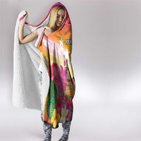 Curacao Football Custom Hooded Blanket Come On La Familia Azul