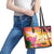 Curacao Football Custom Leather Tote Bag Come On La Familia Azul