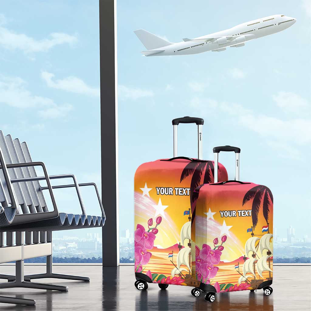 Curacao Football Custom Luggage Cover Come On La Familia Azul