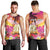 Curacao Football Custom Men Tank Top Come On La Familia Azul