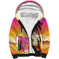 Curacao Football Custom Sherpa Hoodie Come On La Familia Azul