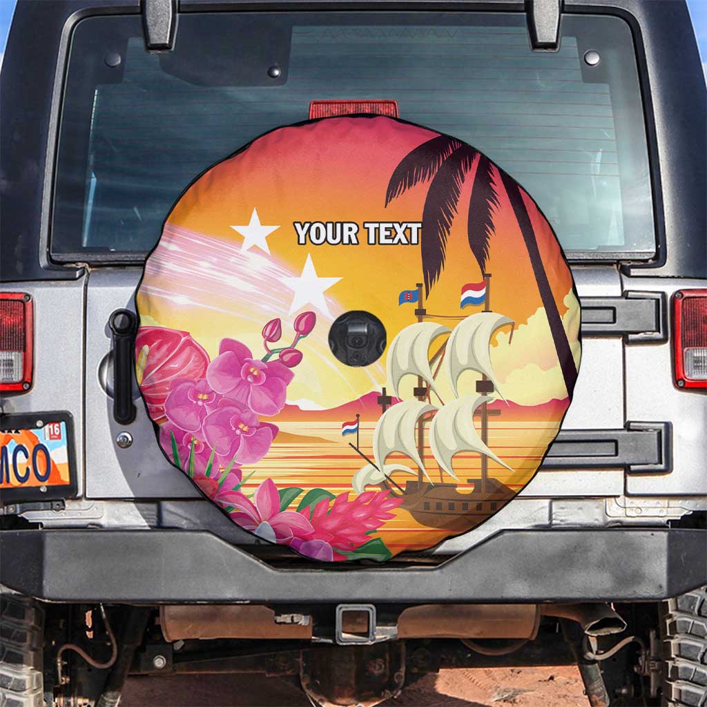 Curacao Football Custom Spare Tire Cover Come On La Familia Azul