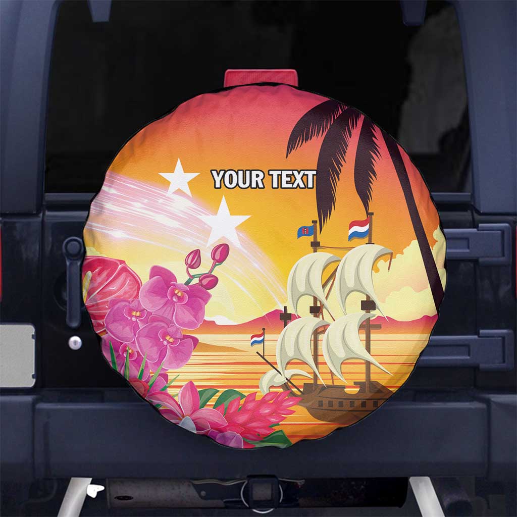 Curacao Football Custom Spare Tire Cover Come On La Familia Azul
