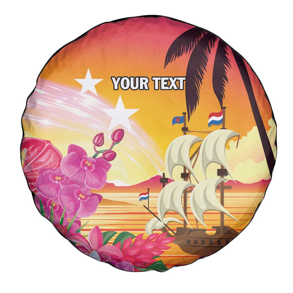 Curacao Football Custom Spare Tire Cover Come On La Familia Azul