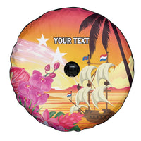 Curacao Football Custom Spare Tire Cover Come On La Familia Azul