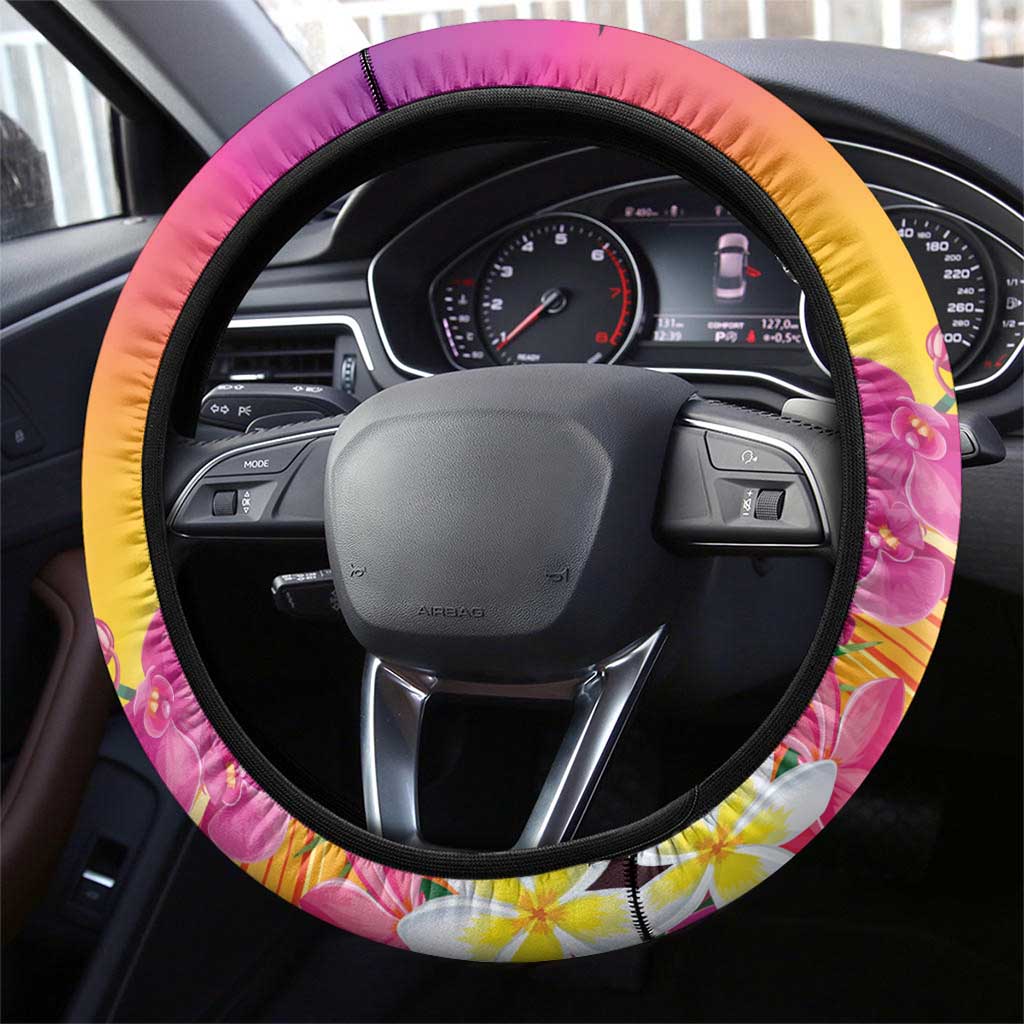Curacao Football Steering Wheel Cover Come On La Familia Azul