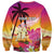 Curacao Football Custom Sweatshirt Come On La Familia Azul
