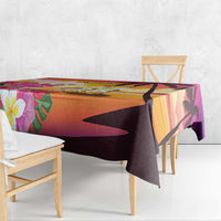 Curacao Football Custom Tablecloth Come On La Familia Azul