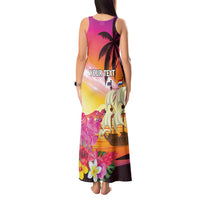 Curacao Football Custom Tank Maxi Dress Come On La Familia Azul