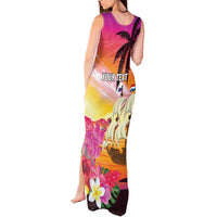 Curacao Football Custom Tank Maxi Dress Come On La Familia Azul