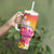 Curacao Football Custom Tumbler With Handle Come On La Familia Azul