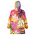 Curacao Football Custom Wearable Blanket Hoodie Come On La Familia Azul