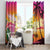 Curacao Football Custom Window Curtain Come On La Familia Azul
