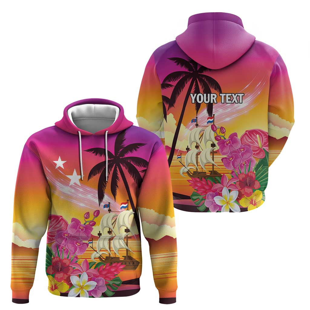 Curacao Football Custom Zip Hoodie Come On La Familia Azul