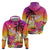Curacao Football Custom Zip Hoodie Come On La Familia Azul