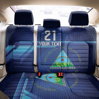 Nicaragua Football Custom Back Car Seat Cover Come On Los Pinoleros
