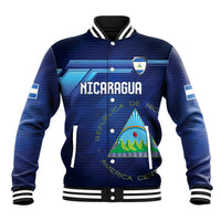 Nicaragua Football Custom Baseball Jacket Come On Los Pinoleros