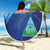 Nicaragua Football Custom Beach Blanket Come On Los Pinoleros