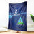 Nicaragua Football Custom Blanket Come On Los Pinoleros