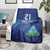 Nicaragua Football Custom Blanket Come On Los Pinoleros