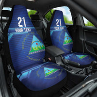 Nicaragua Football Custom Car Seat Cover Come On Los Pinoleros