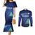 Nicaragua Football Custom Couples Matching Mermaid Dress and Long Sleeve Button Shirt Come On Los Pinoleros