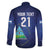 Nicaragua Football Custom Family Matching Long Sleeve Bodycon Dress and Hawaiian Shirt Come On Los Pinoleros