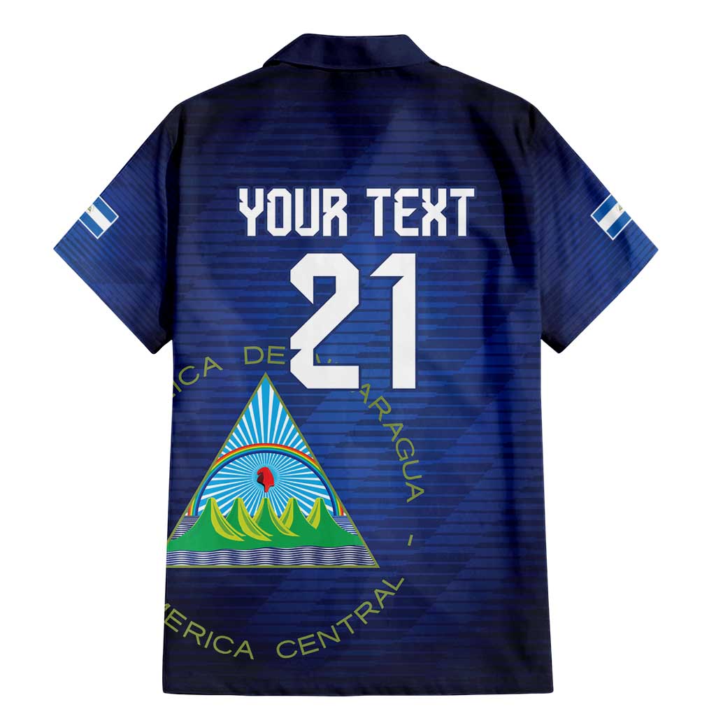 Nicaragua Football Custom Family Matching Mermaid Dress and Hawaiian Shirt Come On Los Pinoleros