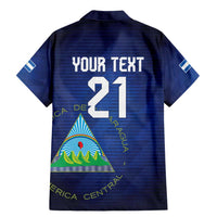 Nicaragua Football Custom Family Matching Mermaid Dress and Hawaiian Shirt Come On Los Pinoleros