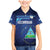 Nicaragua Football Custom Family Matching Mermaid Dress and Hawaiian Shirt Come On Los Pinoleros