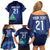 Nicaragua Football Custom Family Matching Off Shoulder Short Dress and Hawaiian Shirt Come On Los Pinoleros