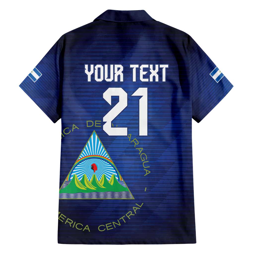 Nicaragua Football Custom Family Matching Puletasi and Hawaiian Shirt Come On Los Pinoleros