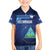 Nicaragua Football Custom Family Matching Puletasi and Hawaiian Shirt Come On Los Pinoleros