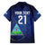 Nicaragua Football Custom Family Matching Short Sleeve Bodycon Dress and Hawaiian Shirt Come On Los Pinoleros