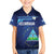 Nicaragua Football Custom Family Matching Short Sleeve Bodycon Dress and Hawaiian Shirt Come On Los Pinoleros