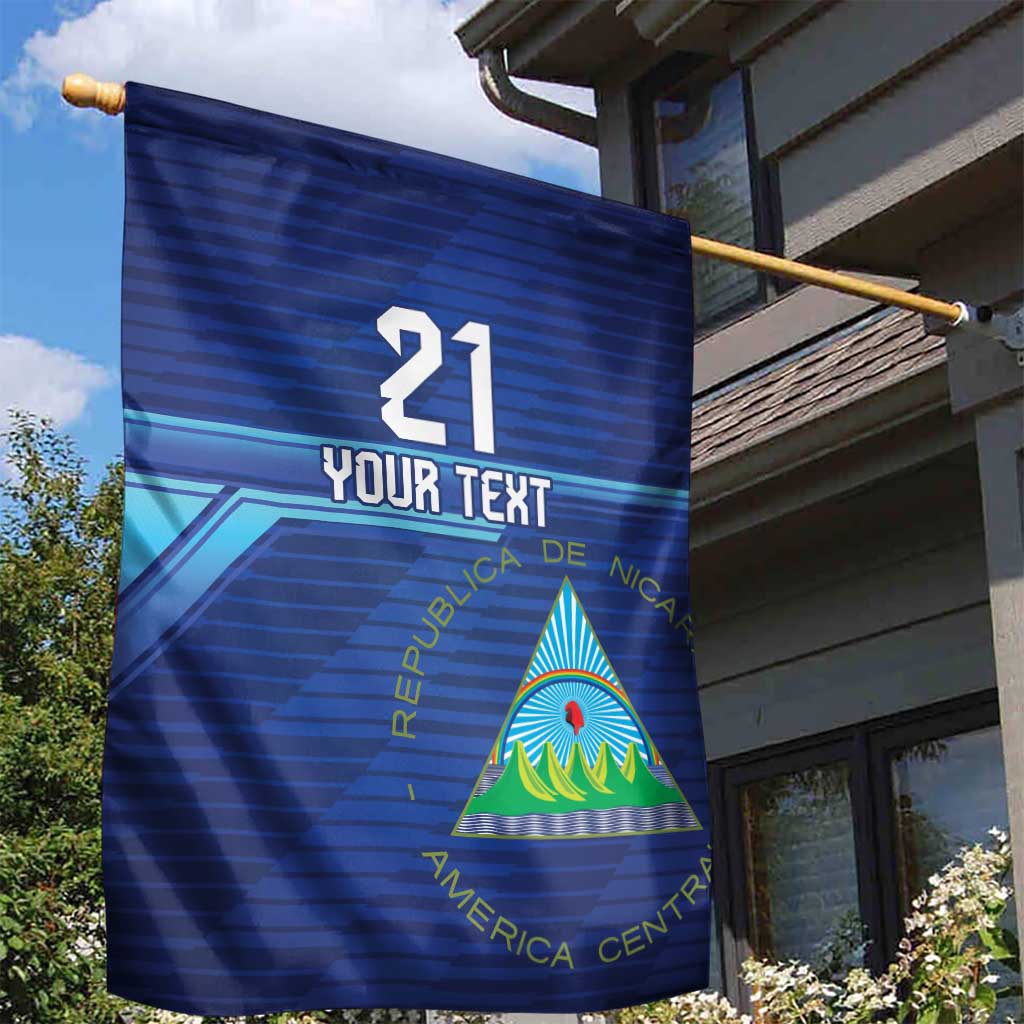 Nicaragua Football Custom Garden Flag Come On Los Pinoleros
