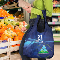Nicaragua Football Custom Grocery Bag Come On Los Pinoleros
