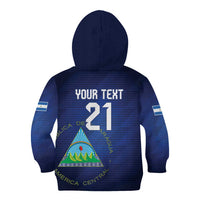 Nicaragua Football Custom Kid Hoodie Come On Los Pinoleros