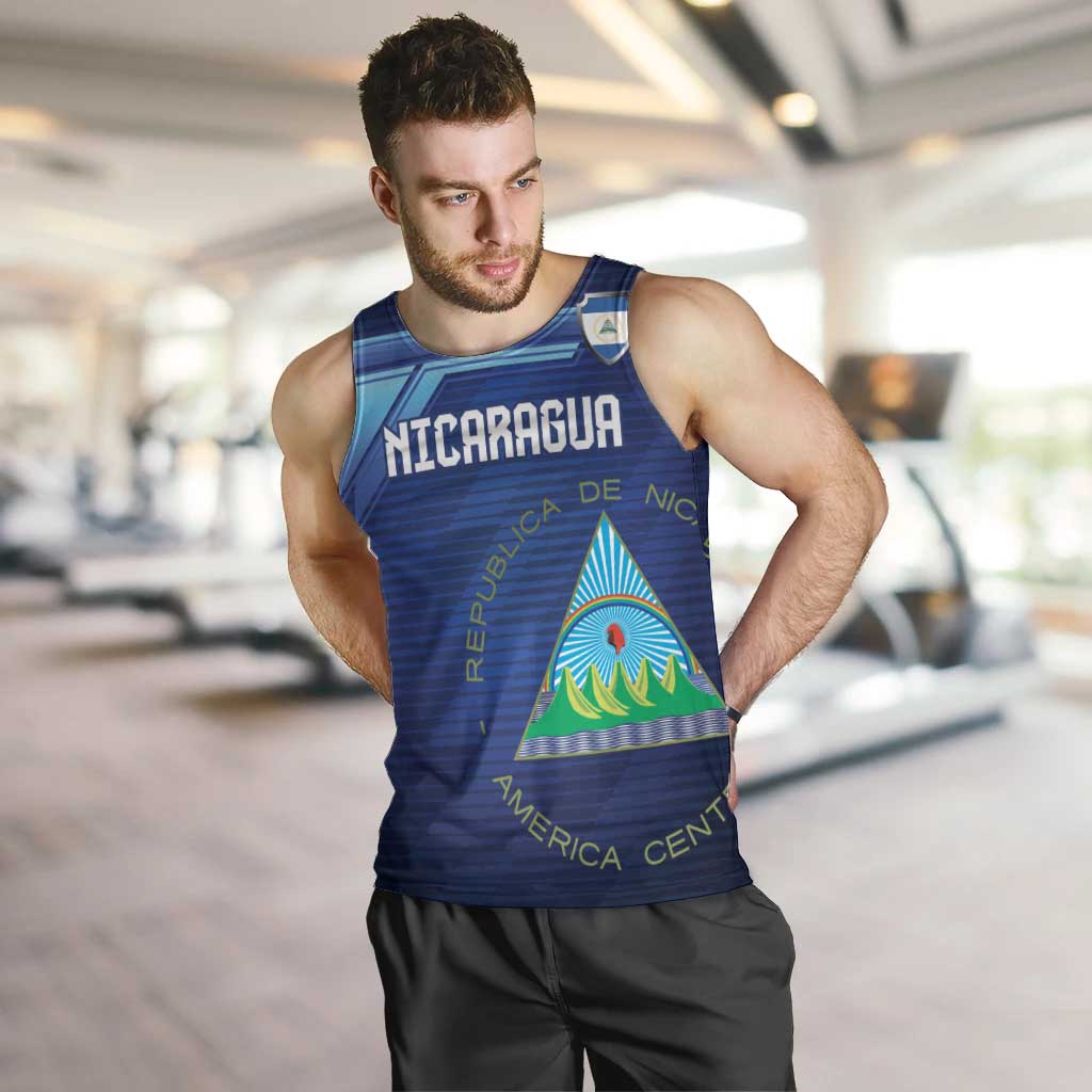 Nicaragua Football Custom Men Tank Top Come On Los Pinoleros