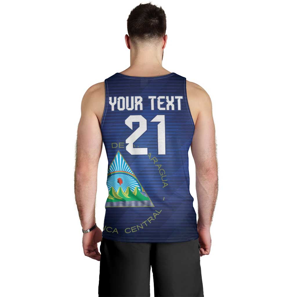 Nicaragua Football Custom Men Tank Top Come On Los Pinoleros