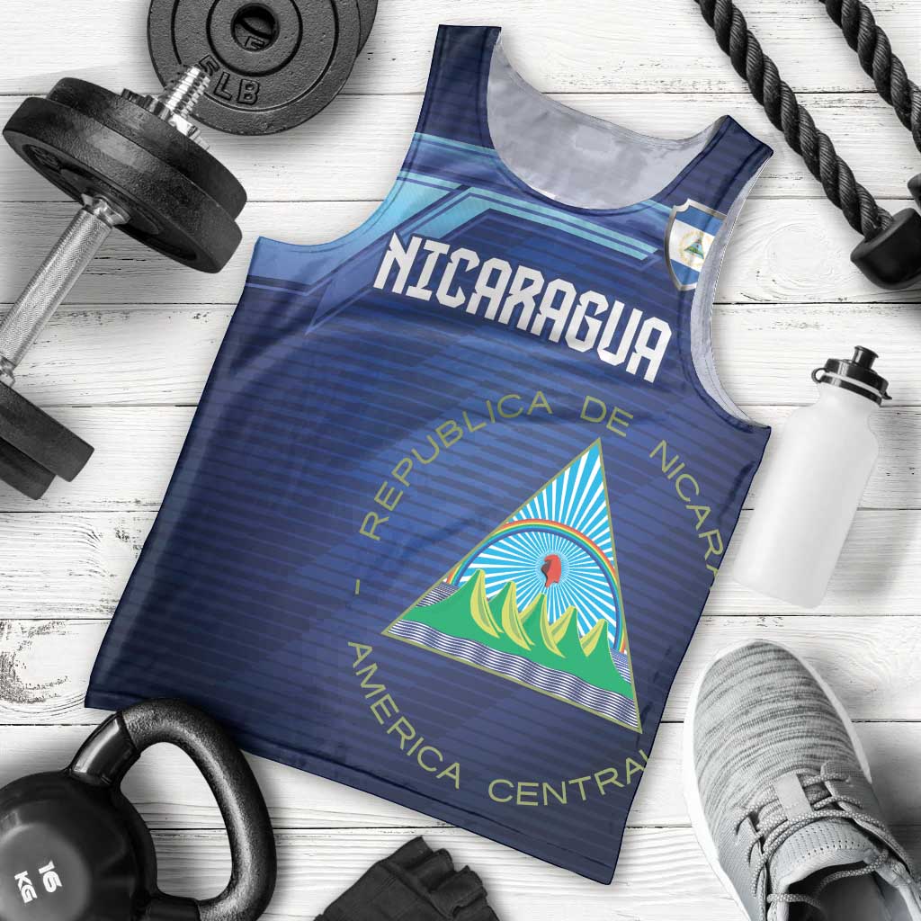 Nicaragua Football Custom Men Tank Top Come On Los Pinoleros