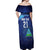 Nicaragua Football Custom Off Shoulder Maxi Dress Come On Los Pinoleros
