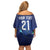Nicaragua Football Custom Off Shoulder Short Dress Come On Los Pinoleros