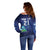 Nicaragua Football Custom Off Shoulder Sweater Come On Los Pinoleros