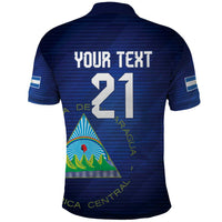 Nicaragua Football Custom Polo Shirt Come On Los Pinoleros