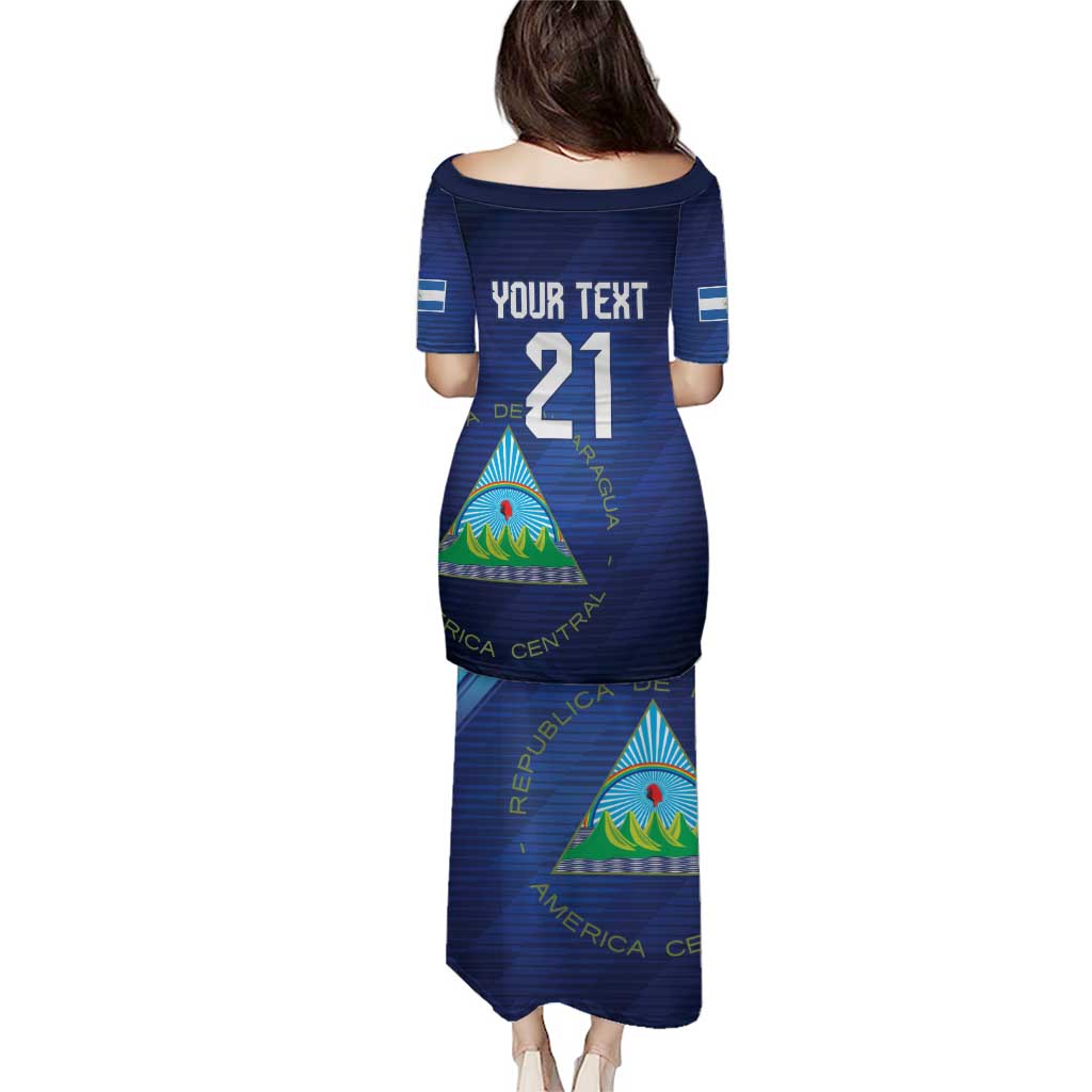 Nicaragua Football Custom Puletasi Come On Los Pinoleros