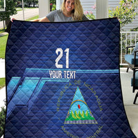 Nicaragua Football Custom Quilt Come On Los Pinoleros